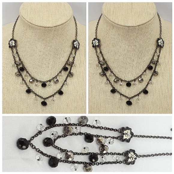 Glass Beads Rhinestones Floral Mixed Materials 18 - Picture 3 of 8